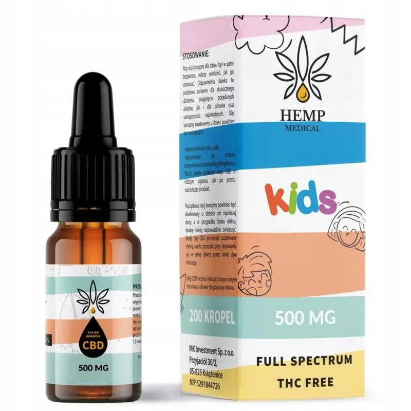 Bezpieczeństwo stosowania CBD u dzieci
